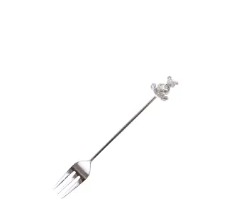 メタルカトラリーⅡフォーク ベア(シルバー)